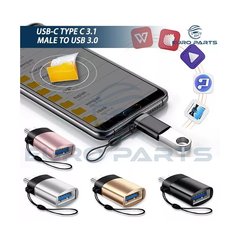 Unbranded USB-C Type C 3.1 Male to USB 3.0 Type