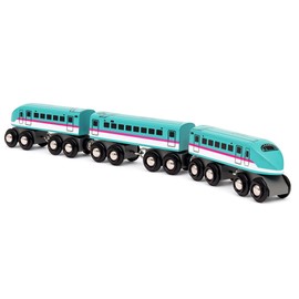 Brio (ブリオ) World Railway Series Shinkansen E5 Hayabusa 36086, Suitable for Ages 3 and Up, [Toy, Toy Vehicle, Wooden Toy, Train, Locomotive, Vehicle, Electric Vehicle, Gift (Birthday/Christmas)]