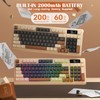 ZIYOU LANG Wireless Gaming Display Screen & Knob Keyboard, Silent