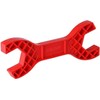 1Pc Red Multifunctional Double Head Shower Wrench Plastic Made Lightweight