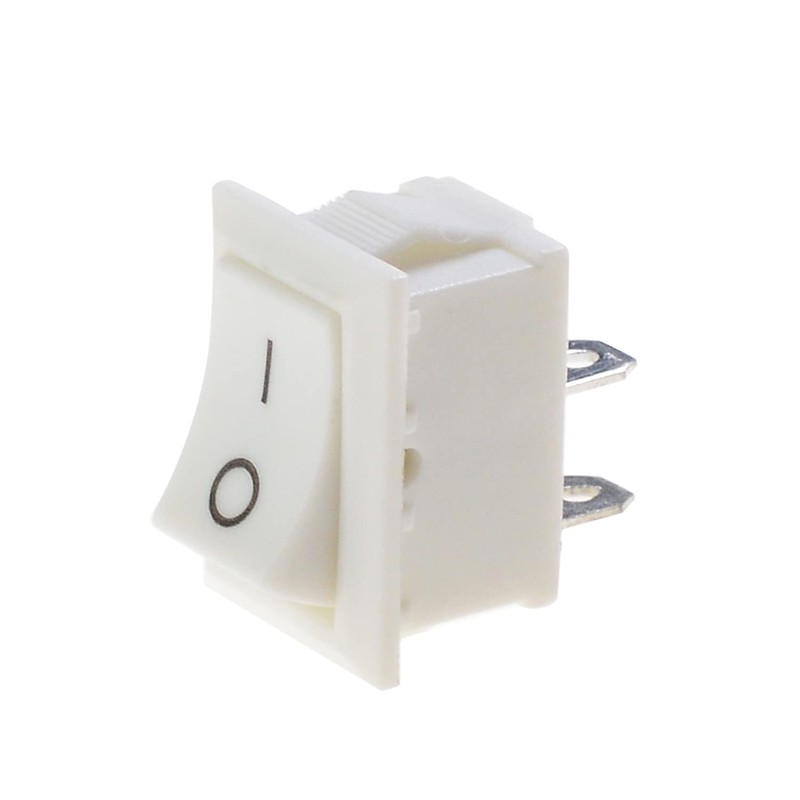 Mriuuod 5Pcs On/Off 2Pin Boat Rocker Switch SPST 2 Position