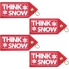 4 Pack Think Snow Flags with S-Hooks, Snow Plow Blade