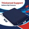 2Pcs Stadium Seat Cushions, Extra Thick 3.15" High-Density Foam Bleacher