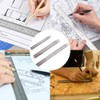 Stainless Steel Ruler, Metal Rule Precision Rule Kit Straight Edge