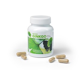 Ginkgo 240 mg | Ginkgo High Dose EDOSO | 60 Tablets | 50:1 Vegetable Extract Concentrate | For Forgetfulness in Old Age or Light Dementia