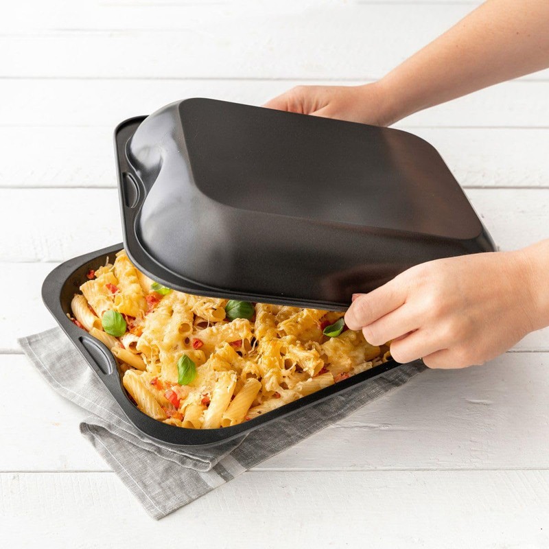 Zenker 3455 Oven-Proof Dish 28 x 23 cm Ilaflon Black