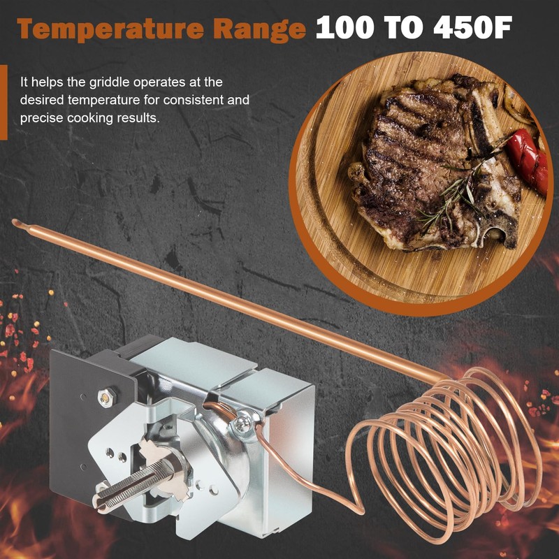 Upgraded SA-465-36 Electric Griddle Thermostat Control for Star 2T-Z5958 STAR