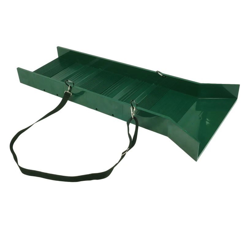 Serious Detecting Lightweight Green Sluice Box 30" w/ Shoulder Strap