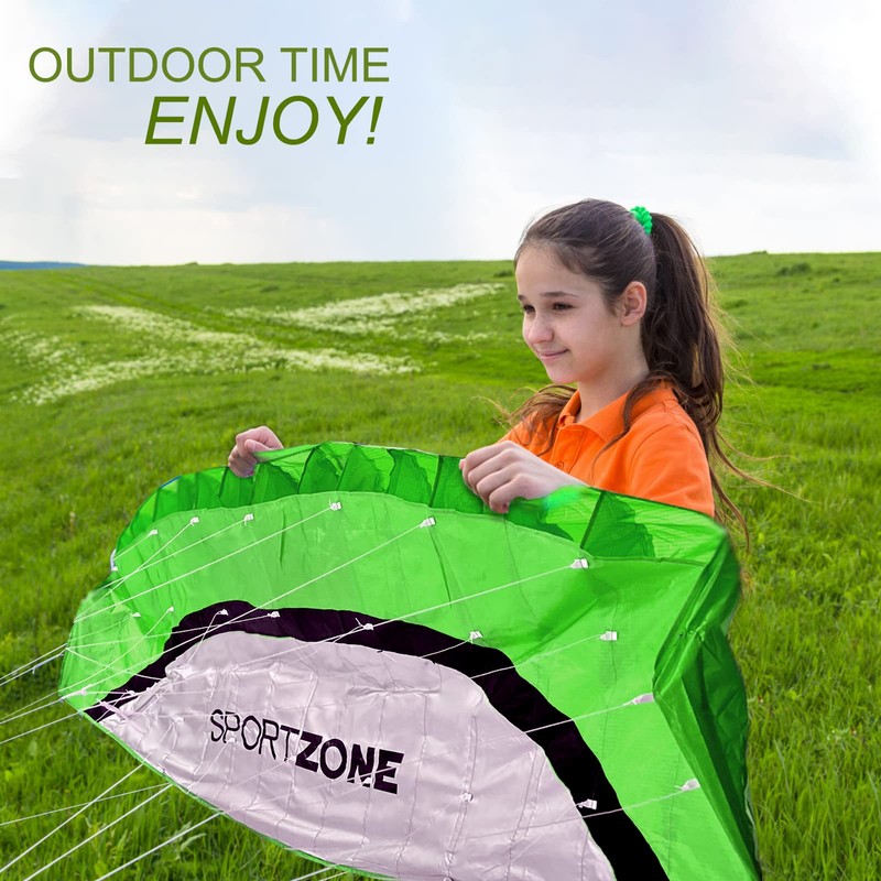 Touch the sky 100in Dual Line Stunt Parafoil Kite |