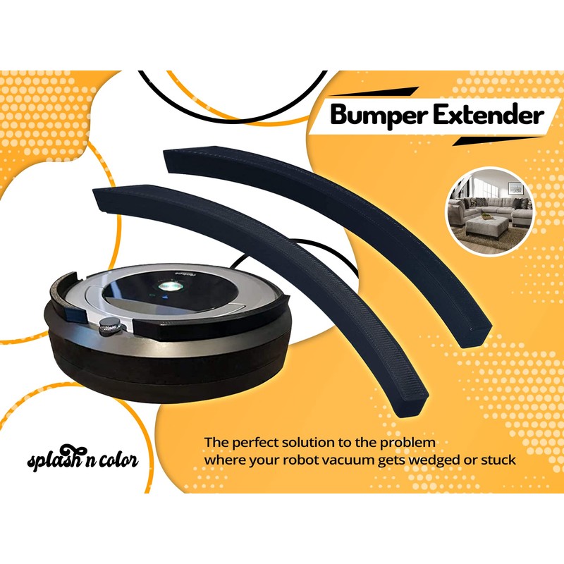 splash n color Bumper Extender Guard Height Adjuster for Roomba