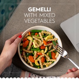 Barilla Ready Pasta, Fully Cooked Gemelli Pasta, Non-GMO & Kosher, 7 oz (Pack of 7)