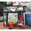 Clear Bag,2 Layer Clear Tote Bag With Zipper Closure Clear