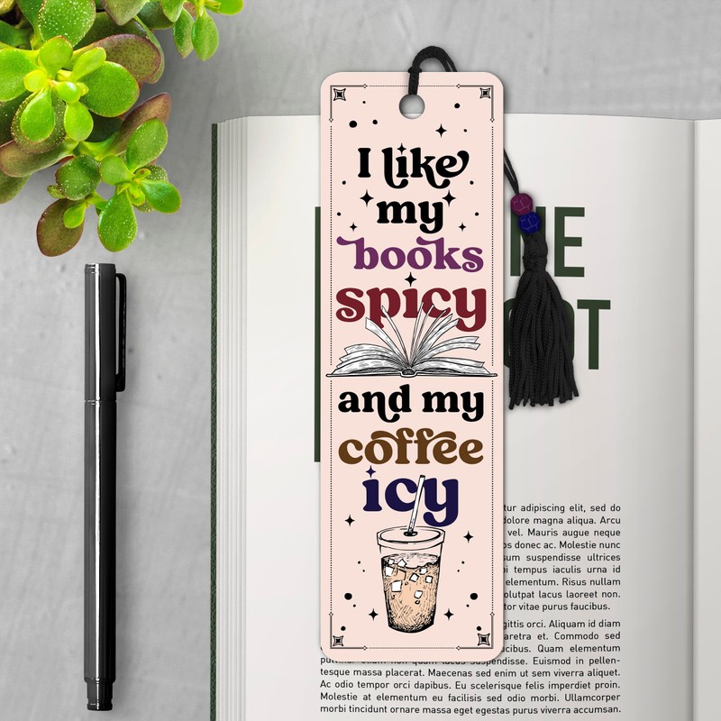 Antioch Spicy Books & Iced Coffee Stationery, 2.25 x .022