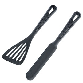 Westmark Gentle Plus 28352275 Crepe Spatula + Spatula, Heat Resistant up to 270 °C, PPA, Black