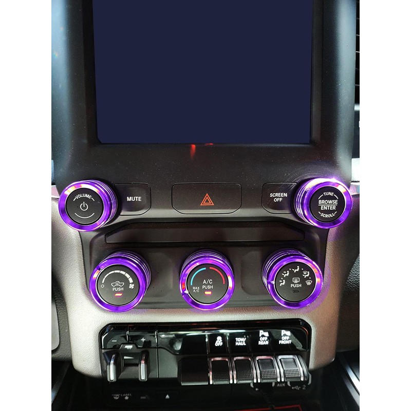 for Dodge Ram 2018-2022 8.4" Display Screen Interior Accessories Air