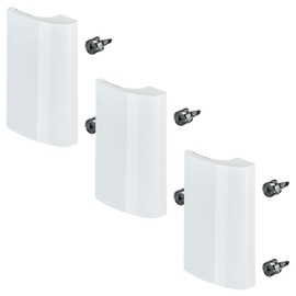 SOTECH Seja Balcony Door Handles Aluminium 82 x 52 x 20 mm White Set of 3