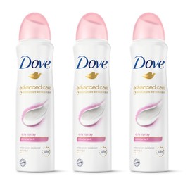 Dove Advanced Care Dry Spray Antiperspirant Deodorant for Women, Powder Soft, for 48 Hour Protection And Soft And Comfortable Underarms, 3.8 Ounce (Pack of 3)