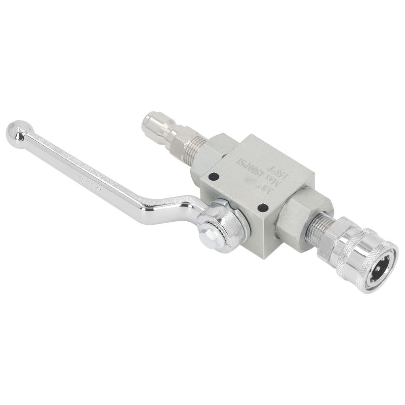 High Pressure Washer Ball Valve Kit 3/8 Male Plug Female