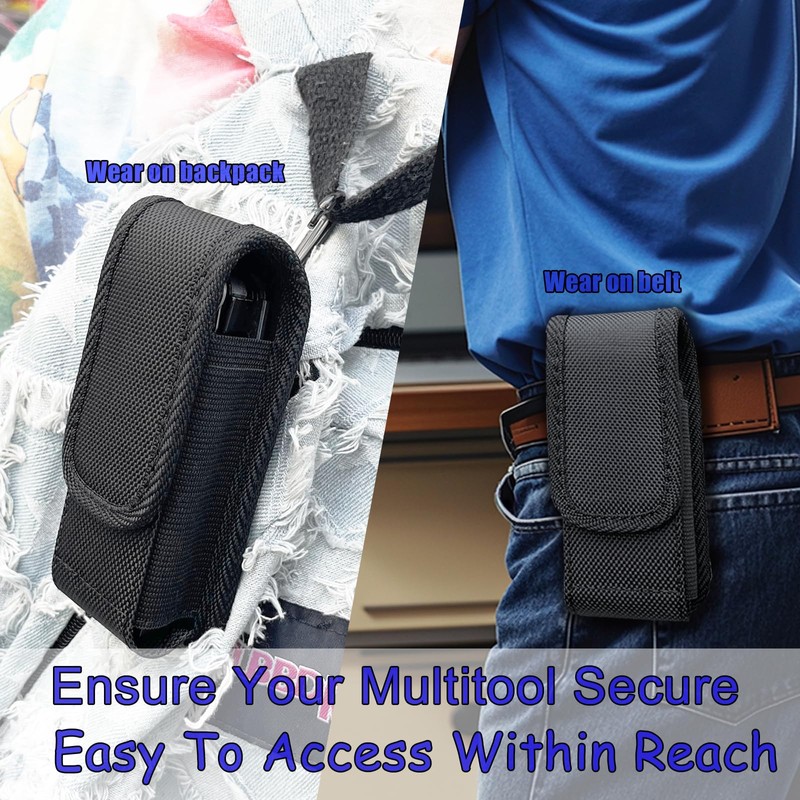 Multitool Sheath, EDC Belt Pouch Organizer for Men,Tool Sheath Compatible