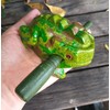 Cozinest 4" Wooden Frog Percussion Instrument, Guiro, Green
