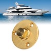 Boat Drain Plug 2 Inch With Brass Plug Oval Marine