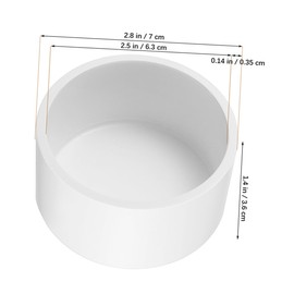 iplusmile Tube Plug Cap Set 8 Pcs PVC End Caps 63mm Id for Garden Hoses Sprinkler and Pipe Systems