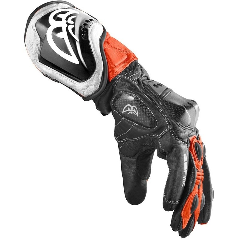 Berik TX-1 Motorcycle Gloves, Black/Red, M