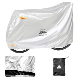 TENKOSUIYO Bicycle Cover, Waterproof, Thick, Tear Resistant, 420D Oxford Fabric, Heavy Duty & Wind Resistant Design, With Lock Hole, Wind Proof, All Weather, Rain Protection, UV Protection,