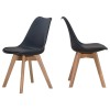 Best Master Mirage Modern Solid Wood Dining Side Chair in
