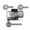 HEADLIGHTSDEPOT LED Fog Light Kit With Clear Lens Compatible With