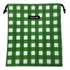 Deodorizing Drawstring Bag, Medium, Antibacterial, Gingham Green