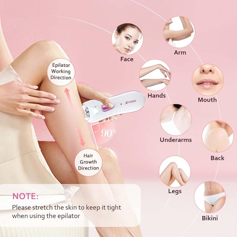Facial Epilator for Women Smooth Glide Epilator - Face Epilator