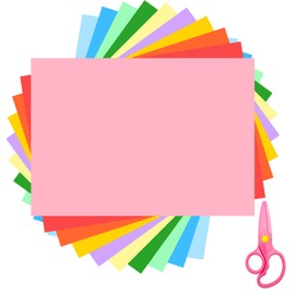 AIMI Construction Paper 100 Sheets 8.5"x11" Assorted Colors Bulk for School Supplies Copy Paper Classroom Supplies Elementary Great for Arts Painting Drawing