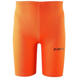 Finta FTW7031 Soccer Futsal, Men's, Adult Shorts, Spats, 9 Colors Available, (061) orange, M