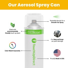 TouchUpDirect LR7L/7B White Gold Metallic Compatible with Volkswagen Exact Match Touch Up Paint Aerosol - Platinum Kit