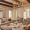 TJOY LED Candelabra Bulbs Dimmable, 60W Equivalent Chandelier Light Bulb,
