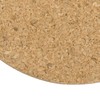 sourcing map Cork Coasters Wooden Trivet Drinks Mats, Round 6