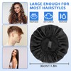 2Pcs Silk Hair Bonnet, Hair Bonnet for Sleeping, Double Layer