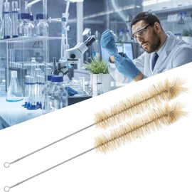 GLOGLOW Cepillo de Tubo, 10 Piezas Cepillos de Limpieza de Tubos de ensayo de Vidrio cerdas Herramientas de Limpieza de Botellas para Limpiar Tubos de ensayo de Paja(S) Cepillos