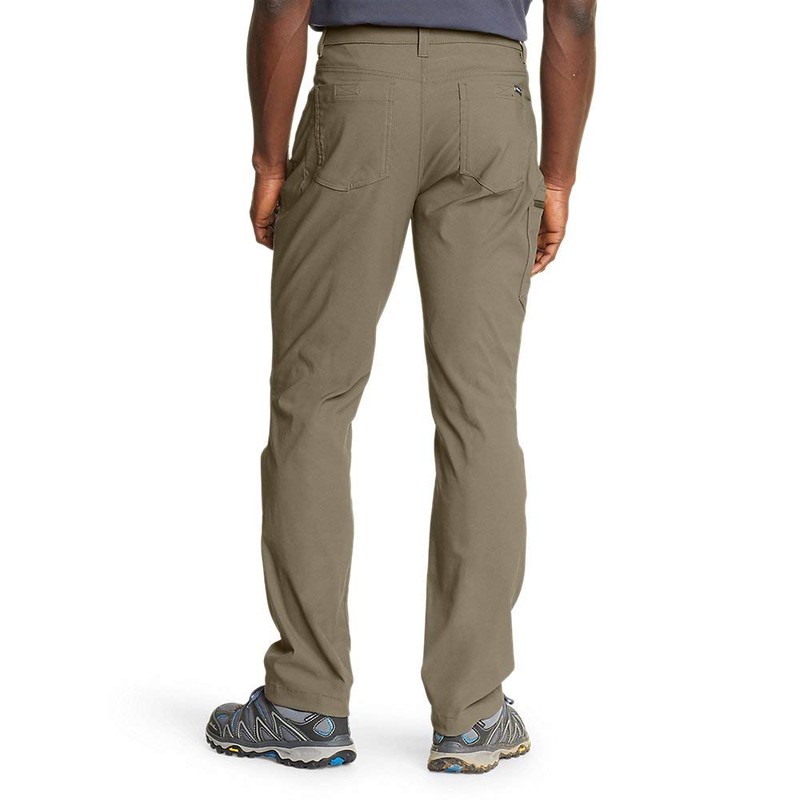 Eddie Bauer Men's Athletic Fit Rainier Pants, Light Khaki, 36W