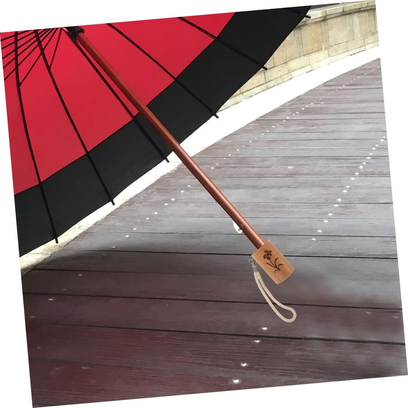 Rain Umbrella Grip Handle Wooden Umbrella Handle Folding Umbrella Handle
