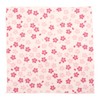 濱文様 和たおるセミウォッシュ（タオルハンカチ） まめ桜 ピンク