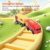 Remote Control Electric Train with Sound and Light Magnetic Connection