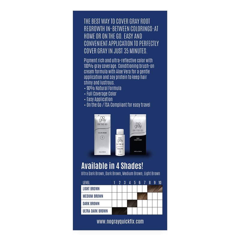 No Gray Permanent Root Touch up in Medium Brown (PPD