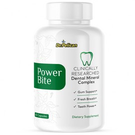 Pelican Vitamins Power Bite-Teeth & Gum Support- 60 Capsules
