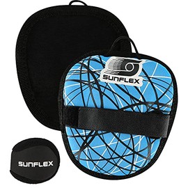 Sunflex Jerseyprene Mini Sure Catch Set Neoremix Circle with Two Bats and a Ball, Velcro Ball Game, Soft and Lightweight, Extremely Robust and Durable