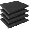 Black Polyurethane Foam Inserts for Cases, 4 Pcs 16 x