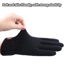 Sparkle Tmax Touchscreen Gloves Fleece Running Gloves Men Women Sports Gloves Winter Gloves Warm Windproof Glove Lining for Cycling, Running, Hiking, Driving