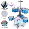 Captain Chaowing Kids Drum Set for Toddlers with 5 Jazz