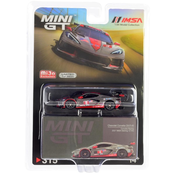 Mini GT Chevy Corvette C8.R #3 IMSA Sebring 12Hrs (2021)